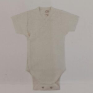 Body mezza manica in seta-lana Wooly-organic taglia 56-62