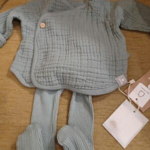 Completo 1 mese in doppia garza cotone organico